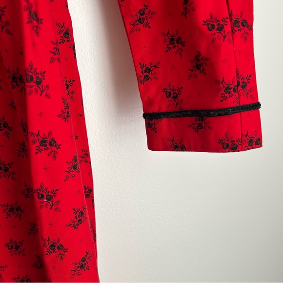 Vintage Lanz Originals Cottagecore Midi Trachten Dress Size 5/6 - Picture 4 of 7